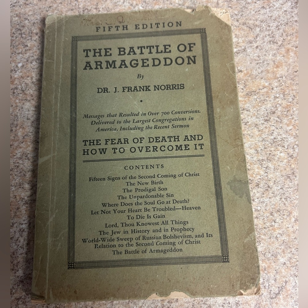 Battle of the Armagendon book